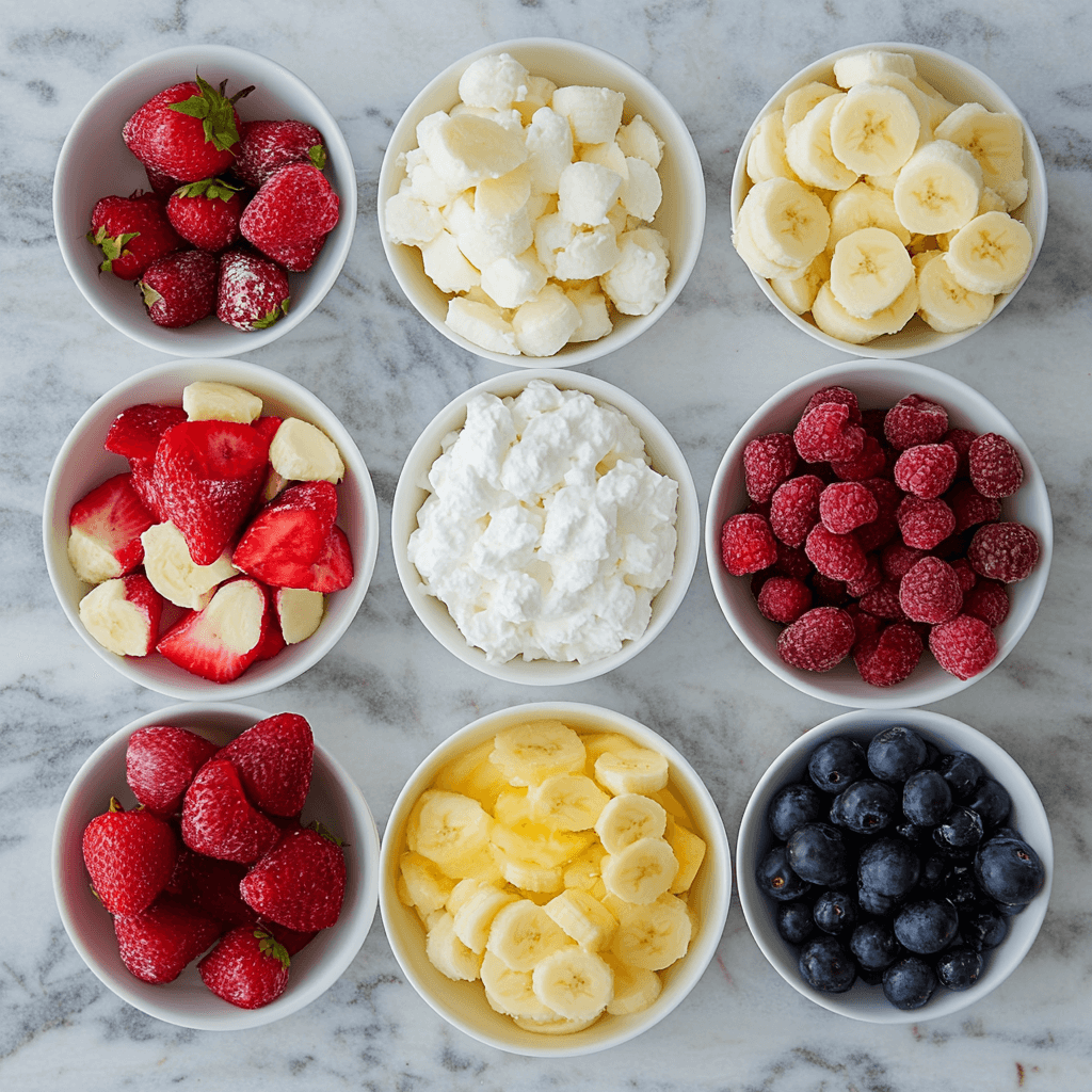 Banana Split Fluff Salad