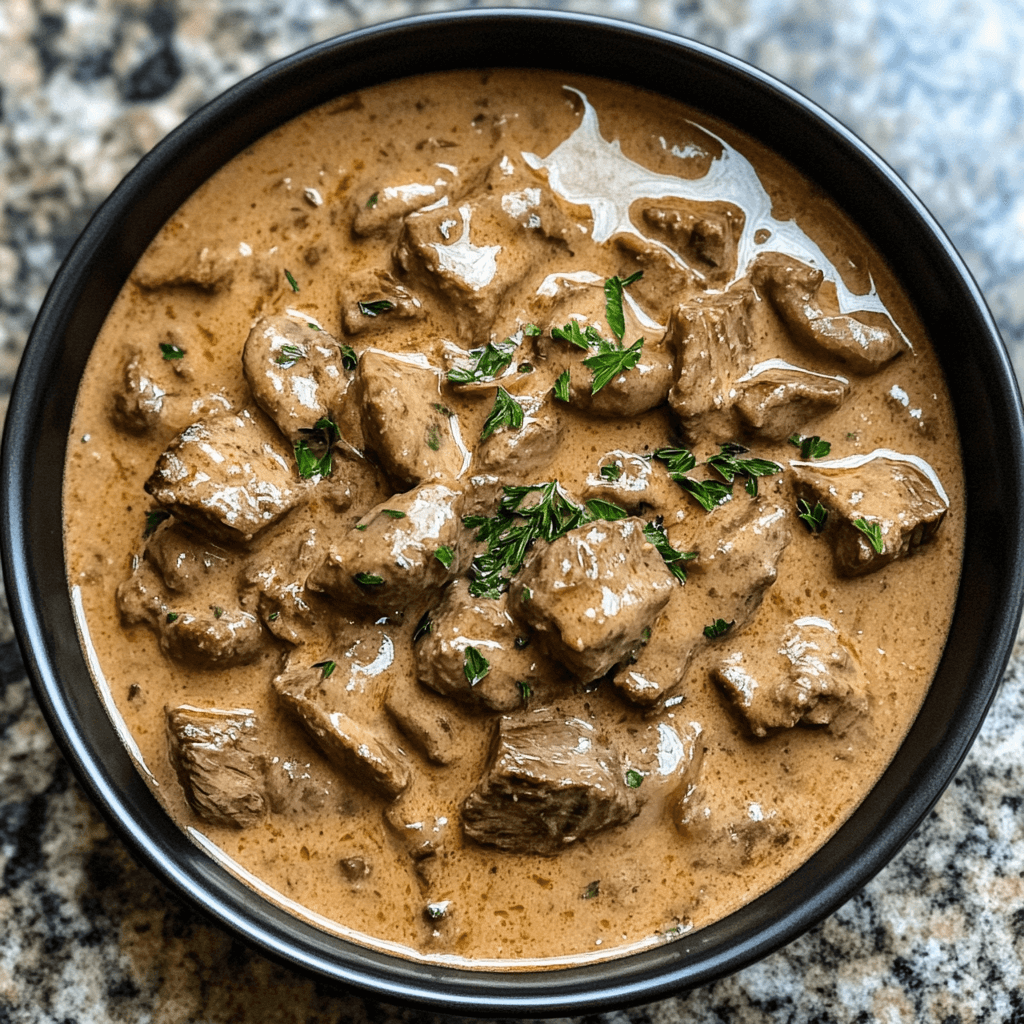 Beef Stroganoff