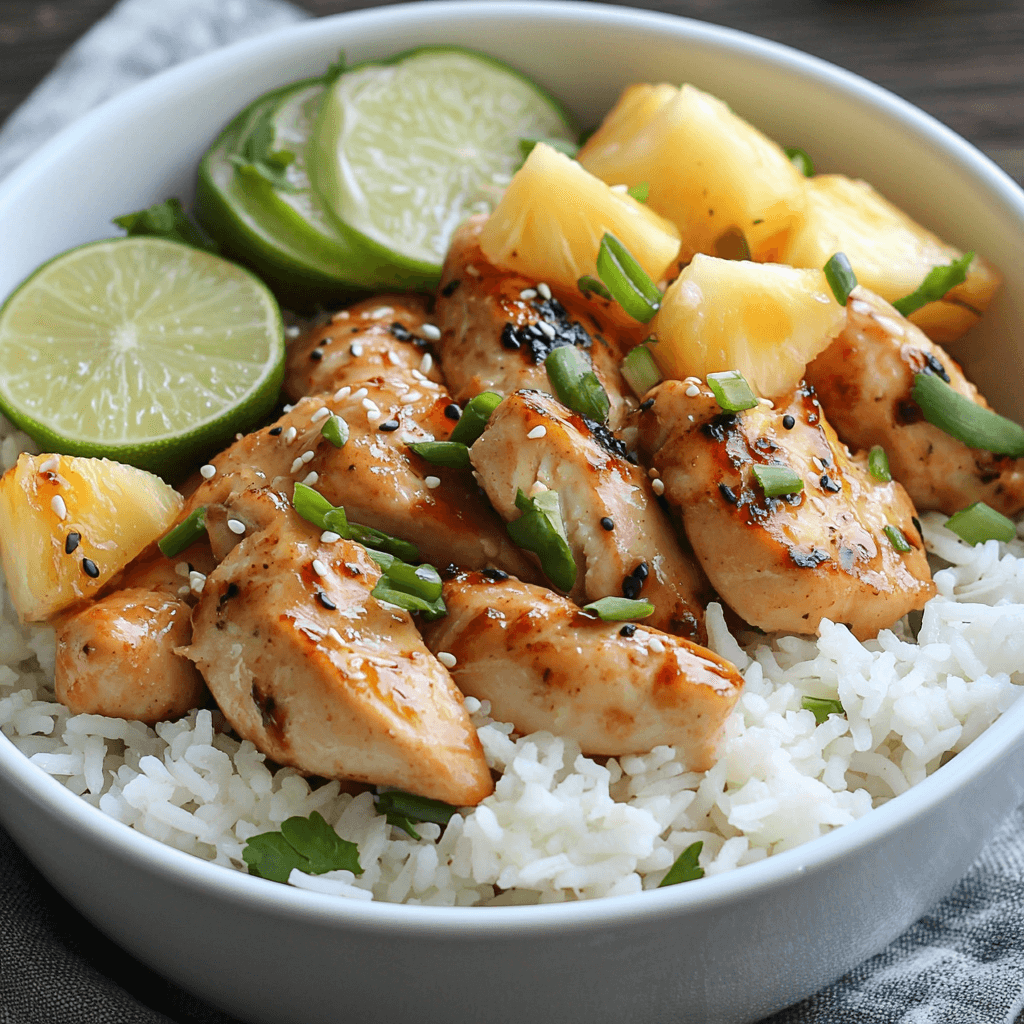 Pineapple Chicken and Rice