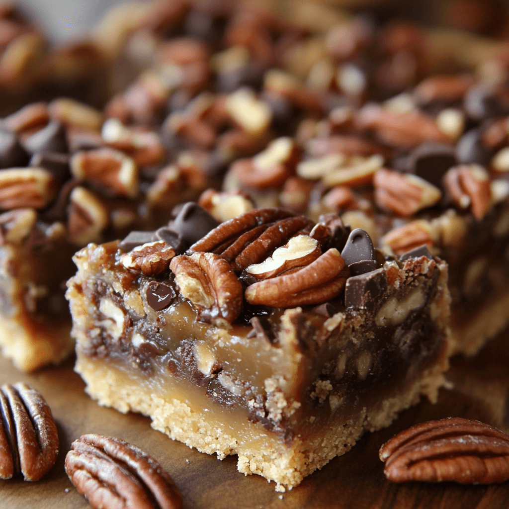 Pecan Turtle Bars
