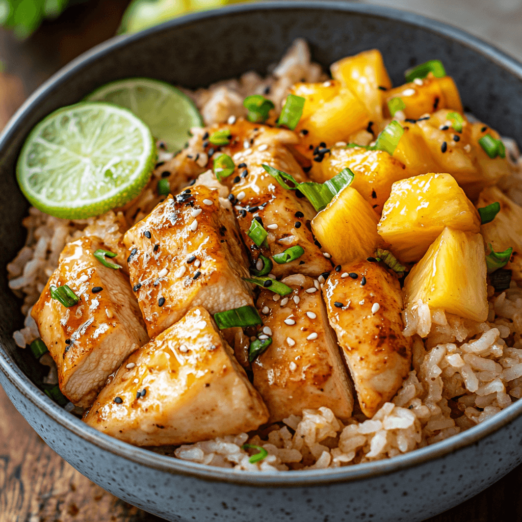 Pineapple Chicken and Rice
