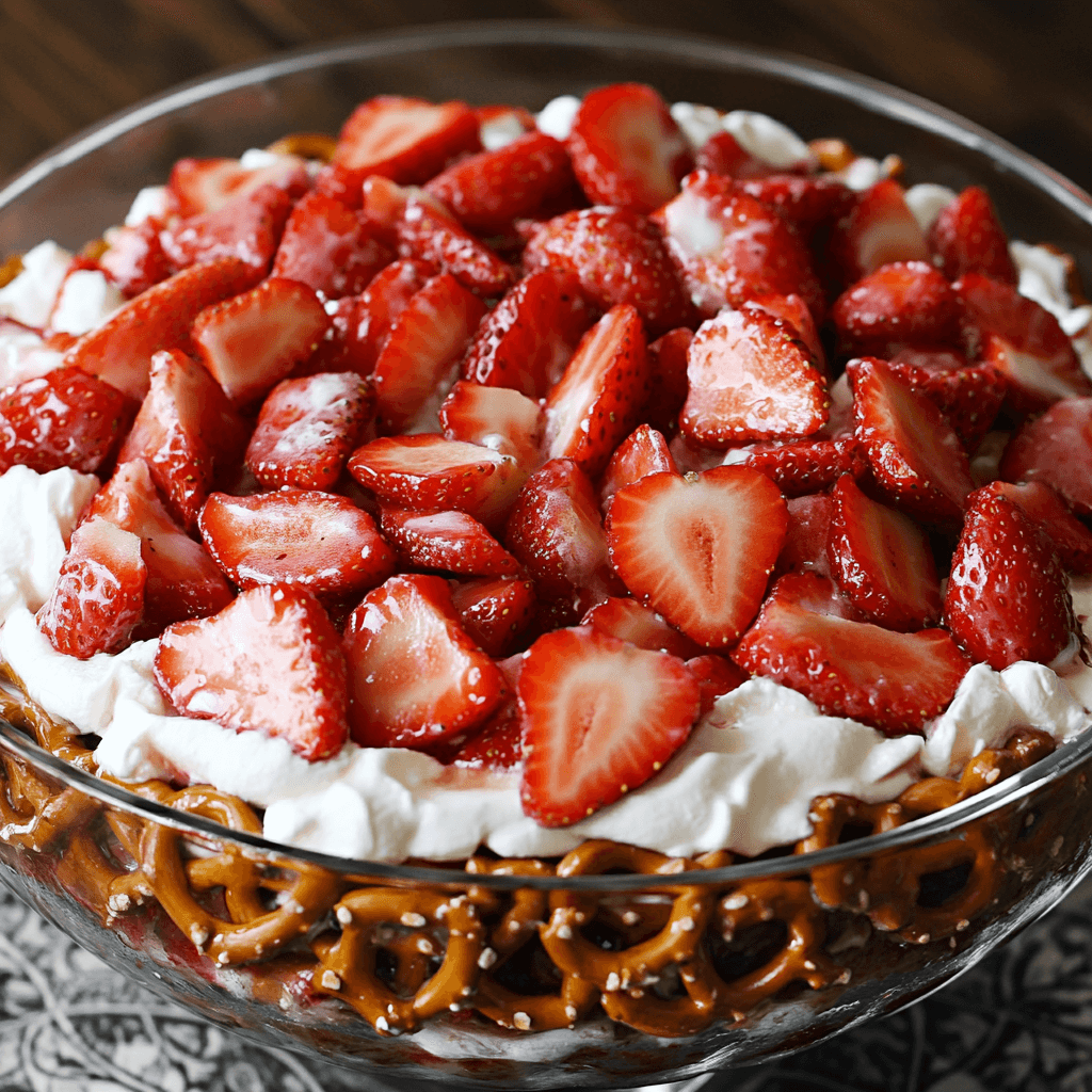 Strawberry Pretzel Salad
