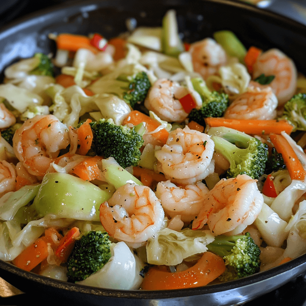 Stir-Fried Veggies in White Sauce