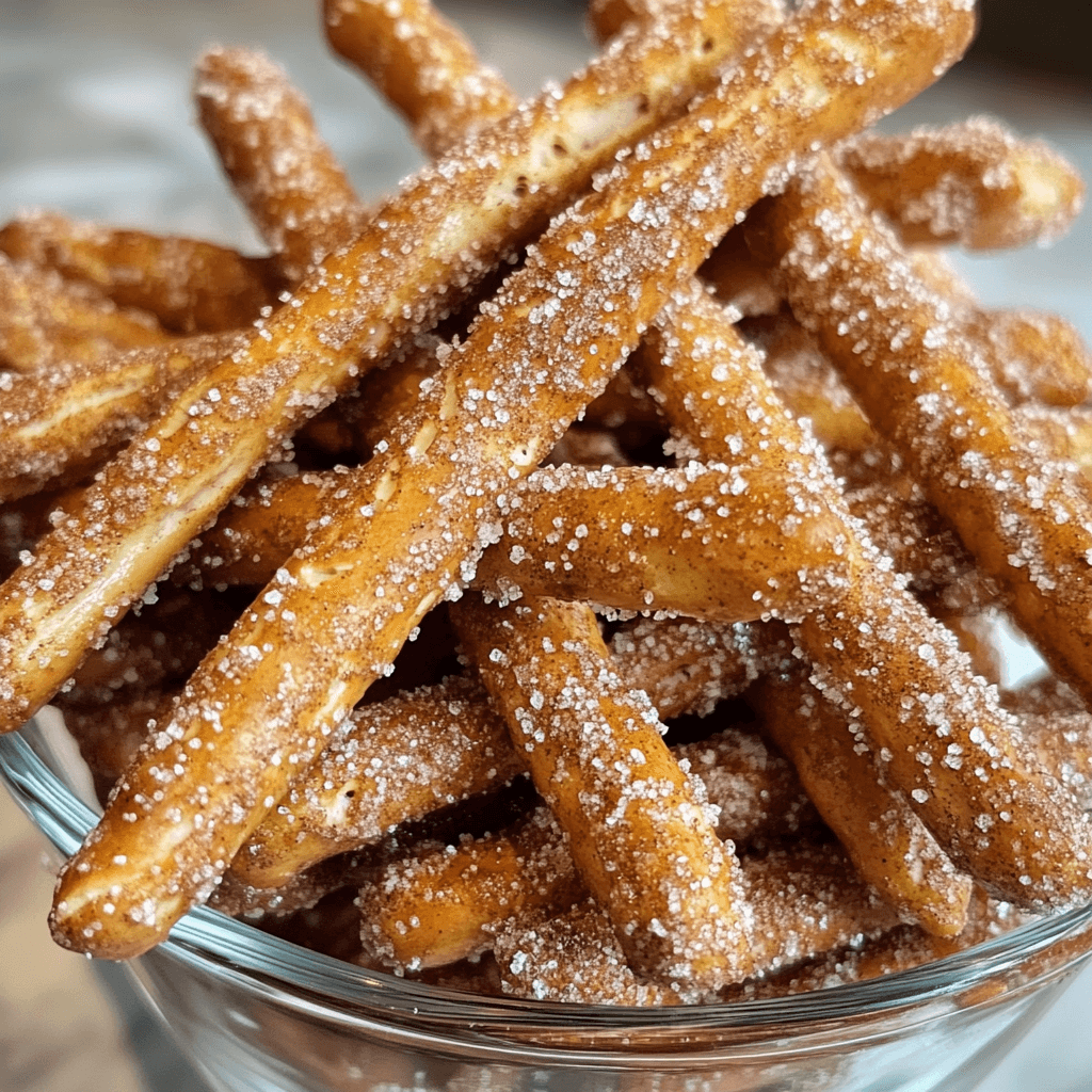 Cinnamon Sugar Pretzel Sticks