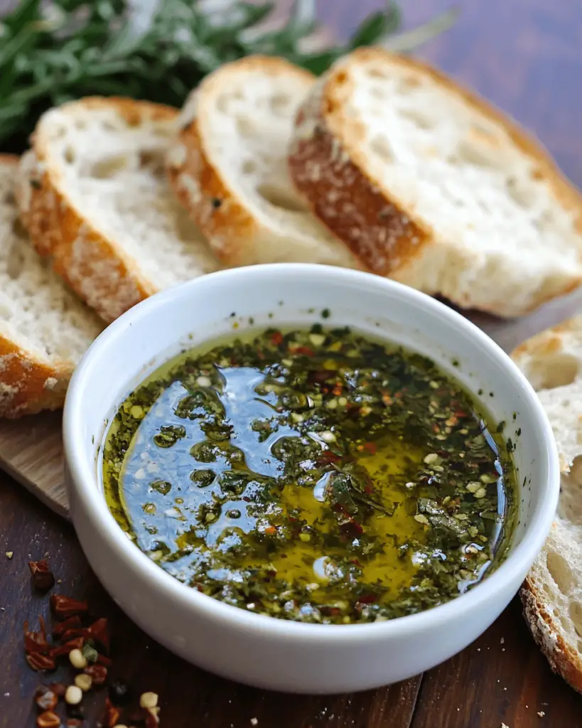 Olive Oil Dip with Warm Bread