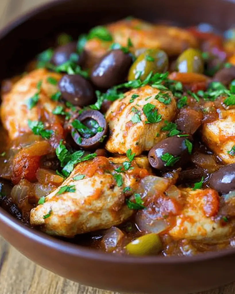 Slow Cooker Mediterranean Chicken