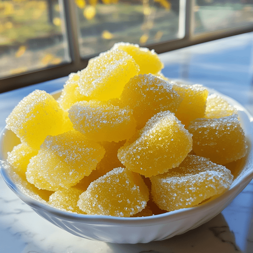 Zesty Lemon Drop Candies