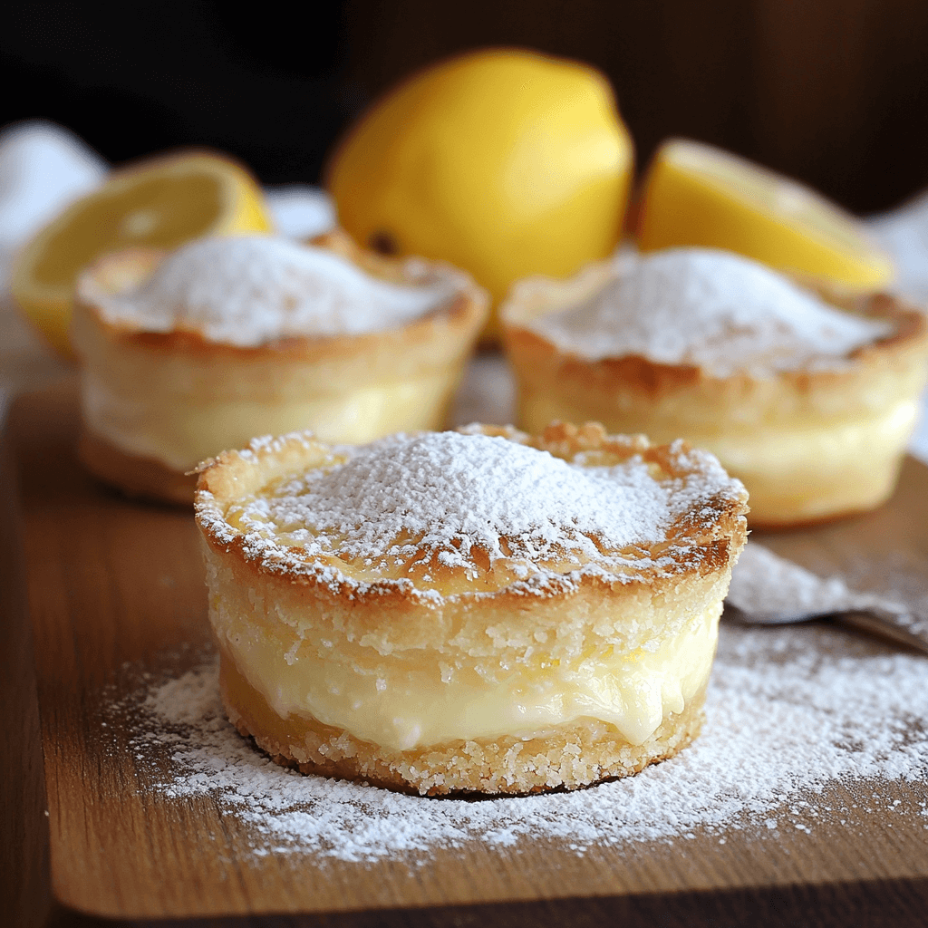 Baby Lemon Impossible Pies