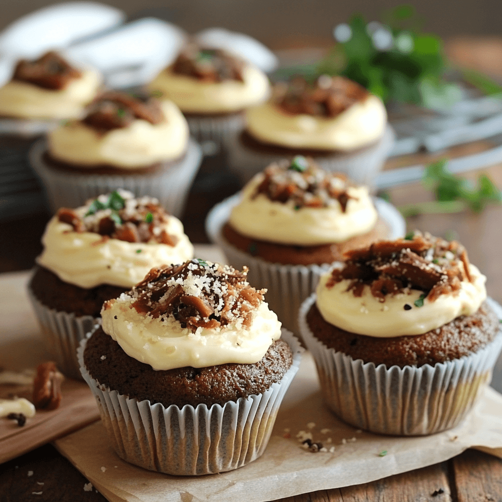 Biltong & Cheese Cupcakes