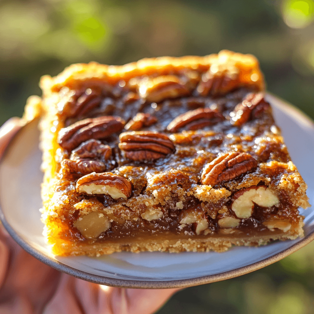 Buttery Maple Pecan Pie Bars