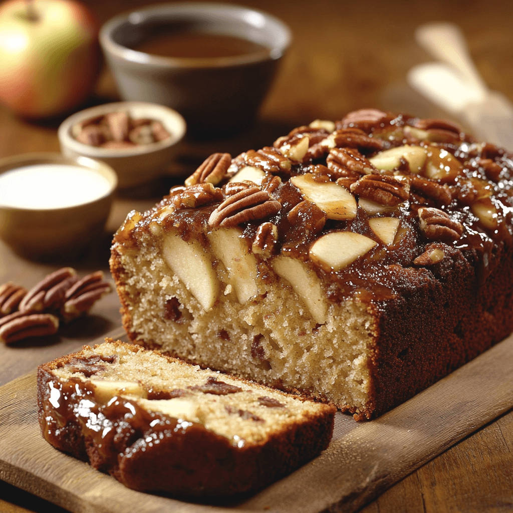 Caramelized Apple Pecan Loaf