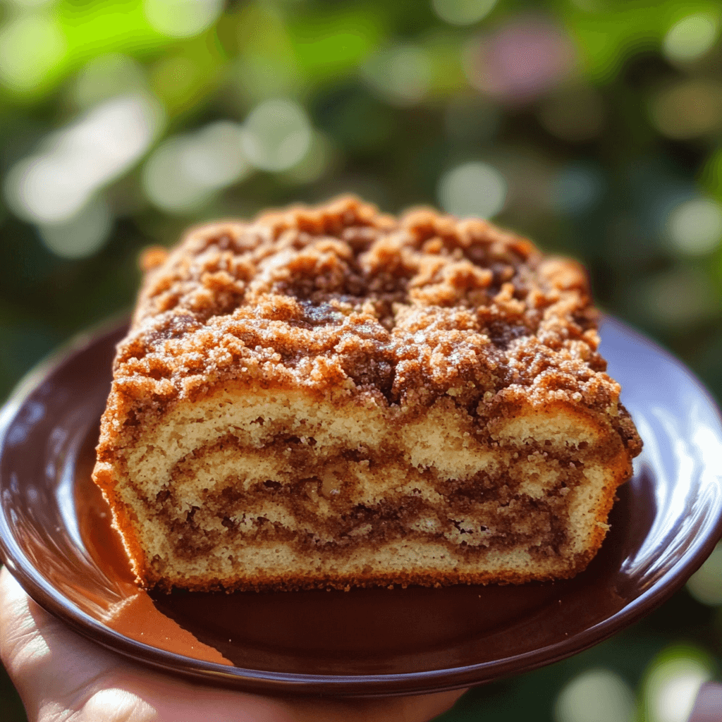 Cinnamon Streusel Bread