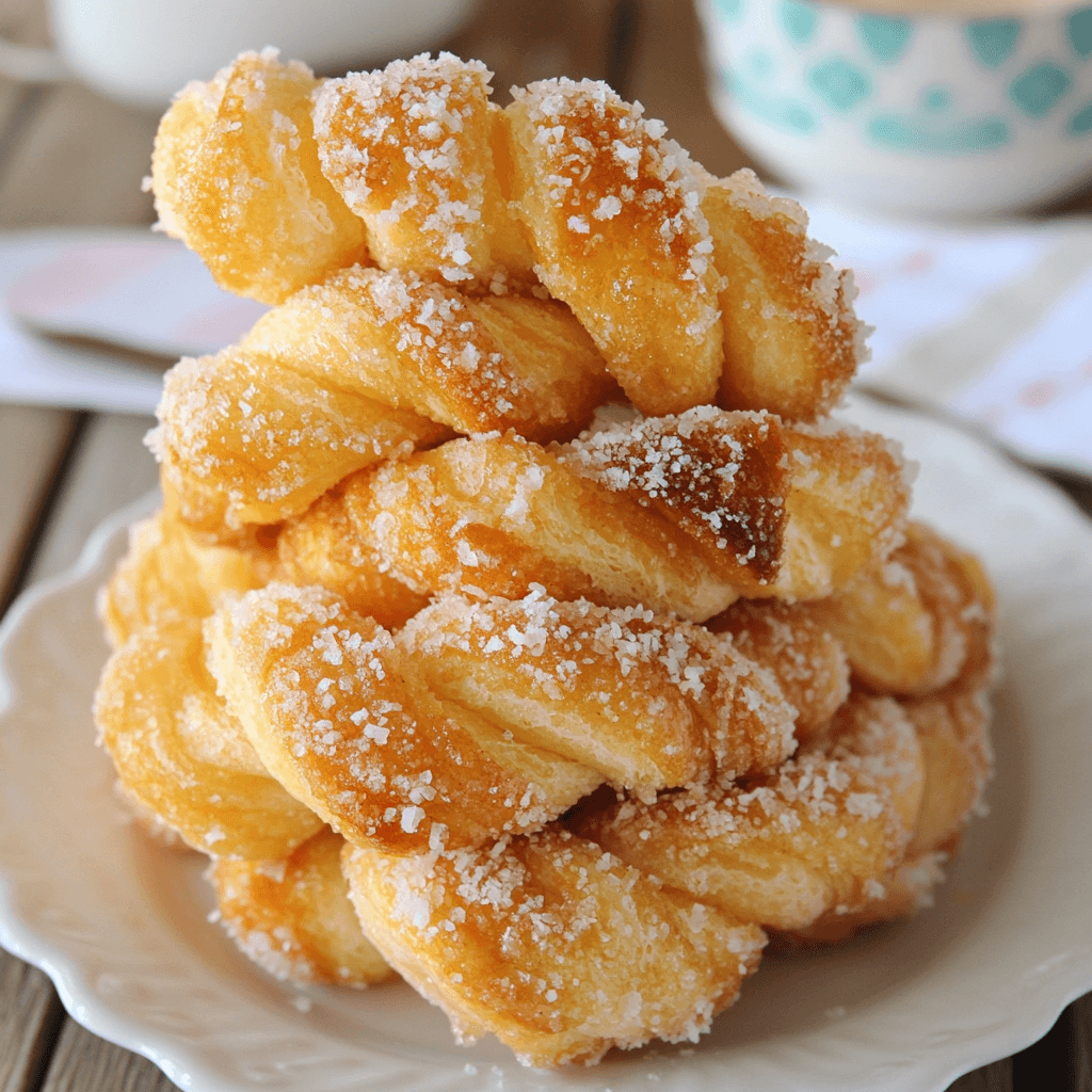 Coconut and Condensed Milk Koeksisters with Cinnamon Sugar Syrup