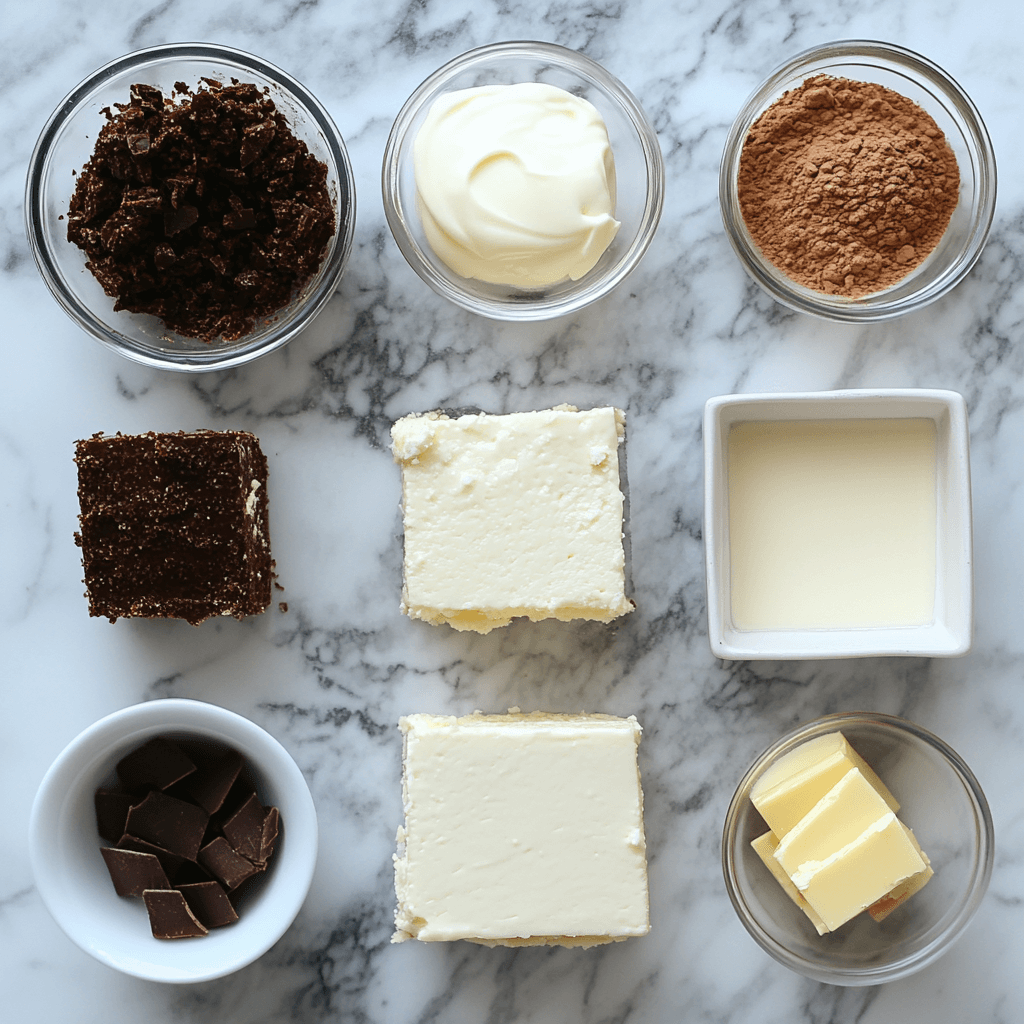 Condensed Milk Cheesecake Bars ingredients