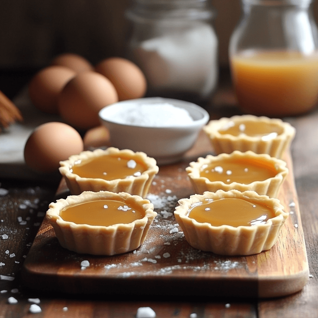 Gooey Caramel Condensed Milk Tartlets
