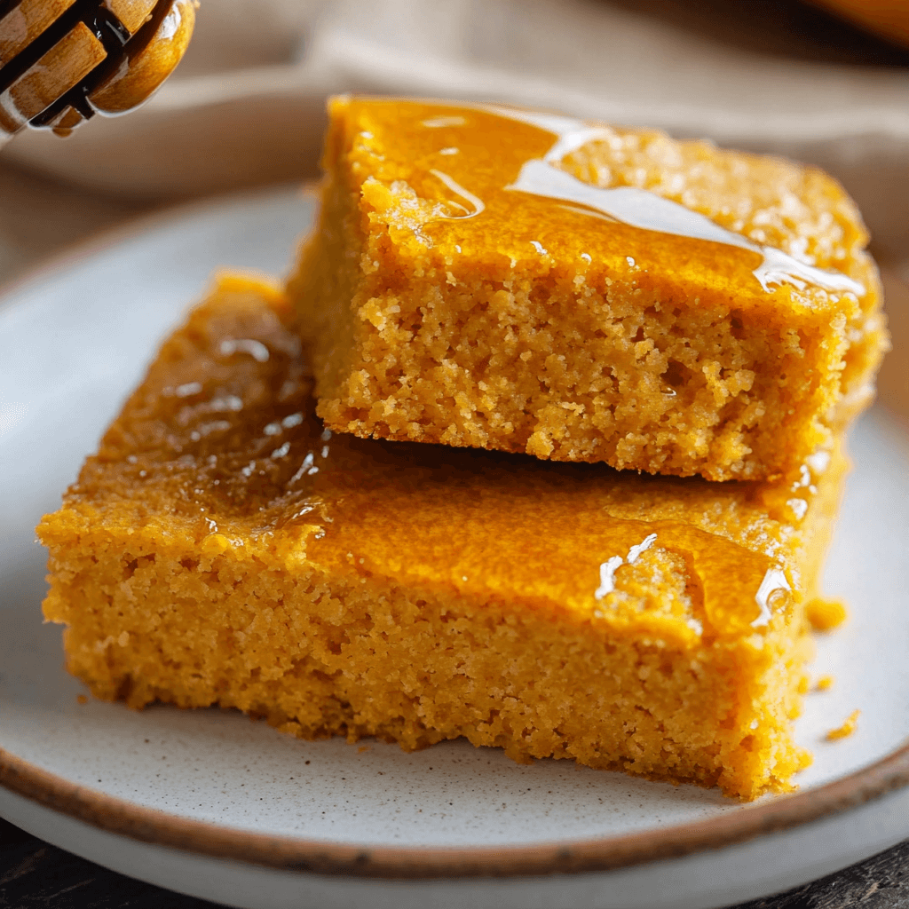 Honey Butter Sweet Potato Cornbread