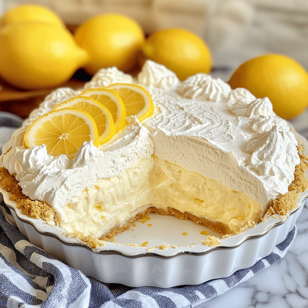 Lemon Angel Pie with a Twist
