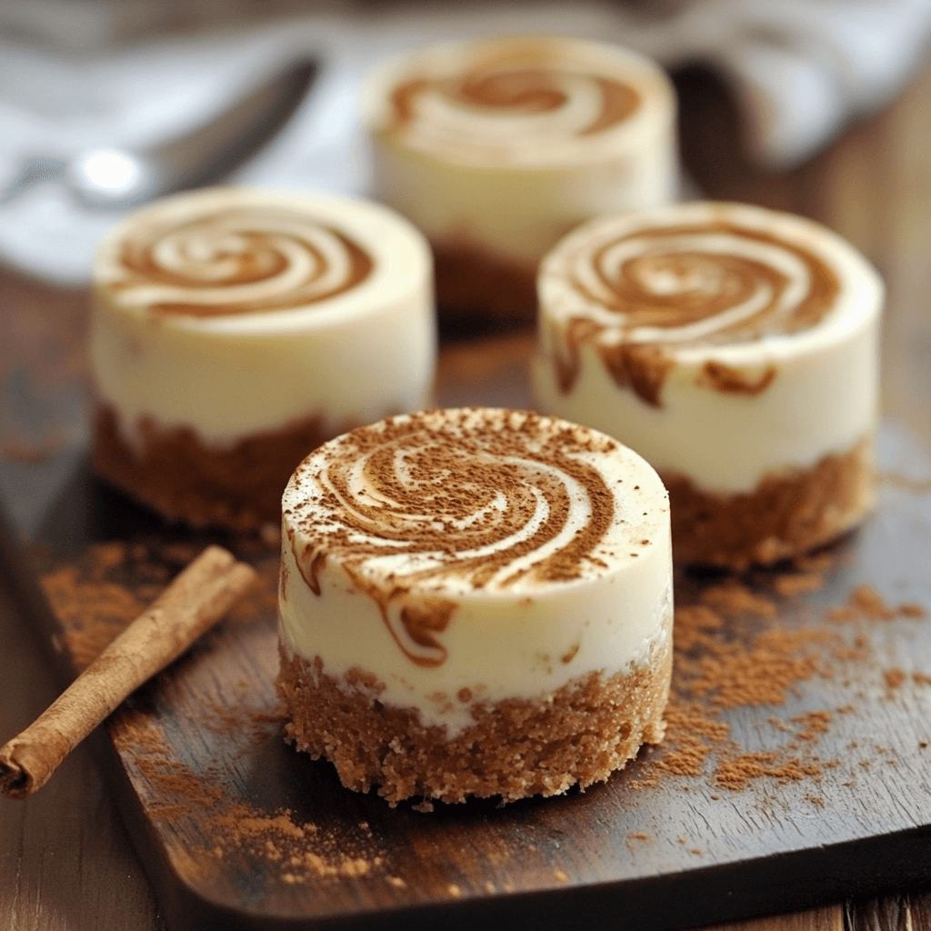 Mini Melktert Cheesecakes with Amarula Cream Swirl