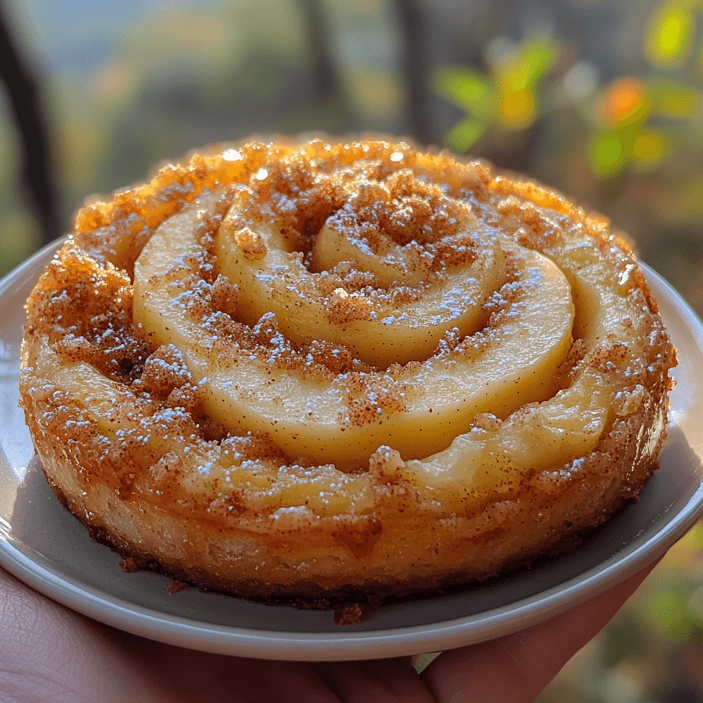 Apple Cinnamon Roll Cake