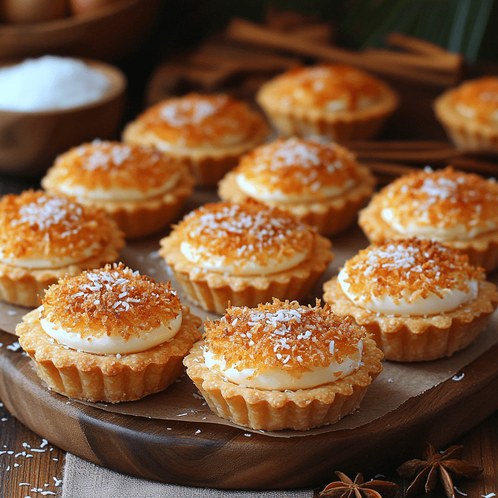 Cape Malay Coconut Tartlets