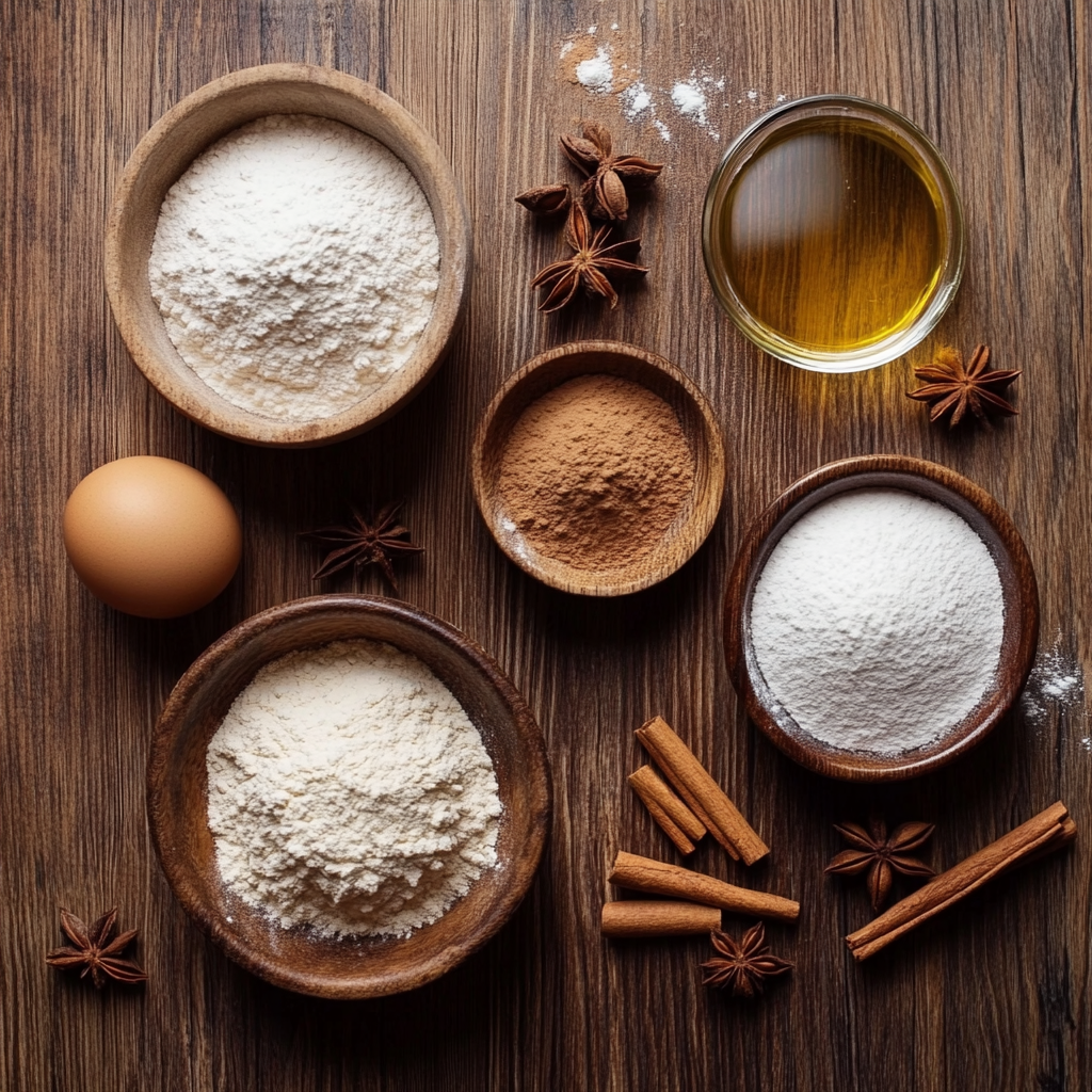 Cinnamon Sugar Koeksisters ingredients