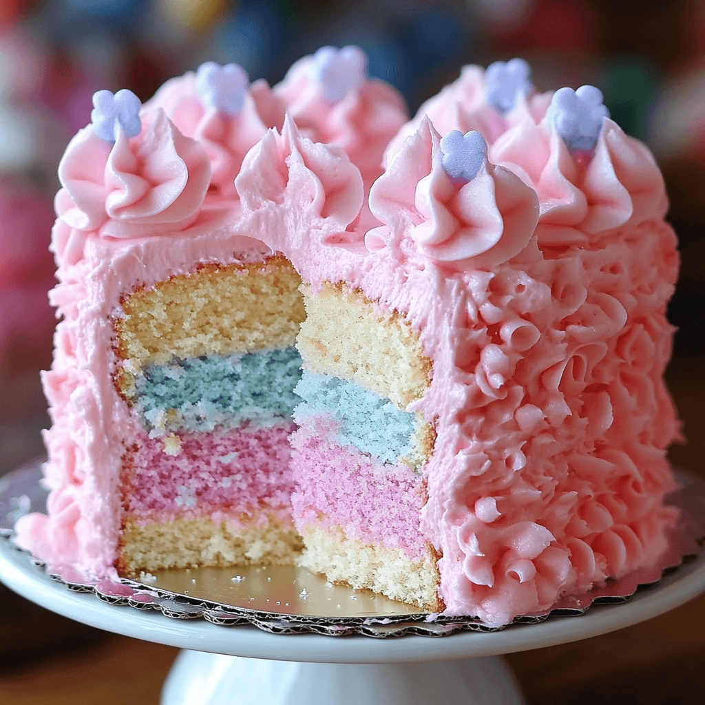 Cotton Candy Cake