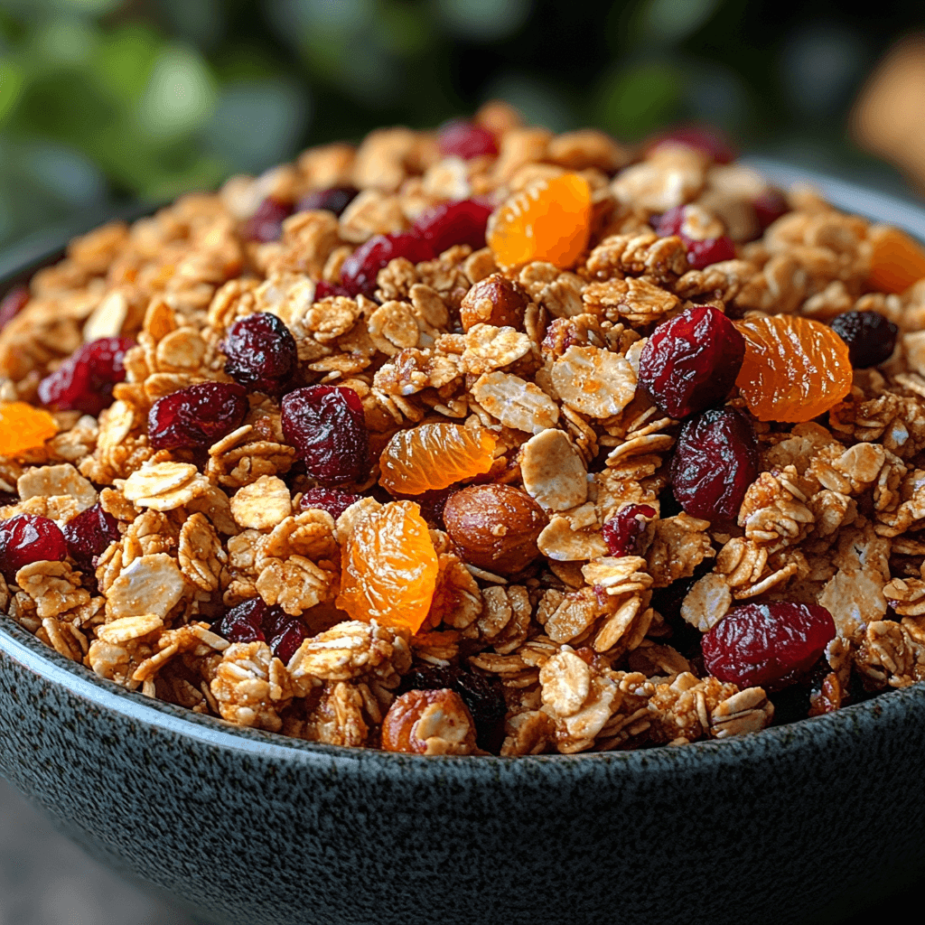 Cranberry Orange Granola