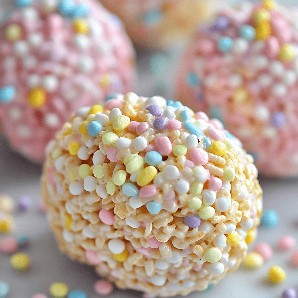 Easter Egg Rice Krispie Treats