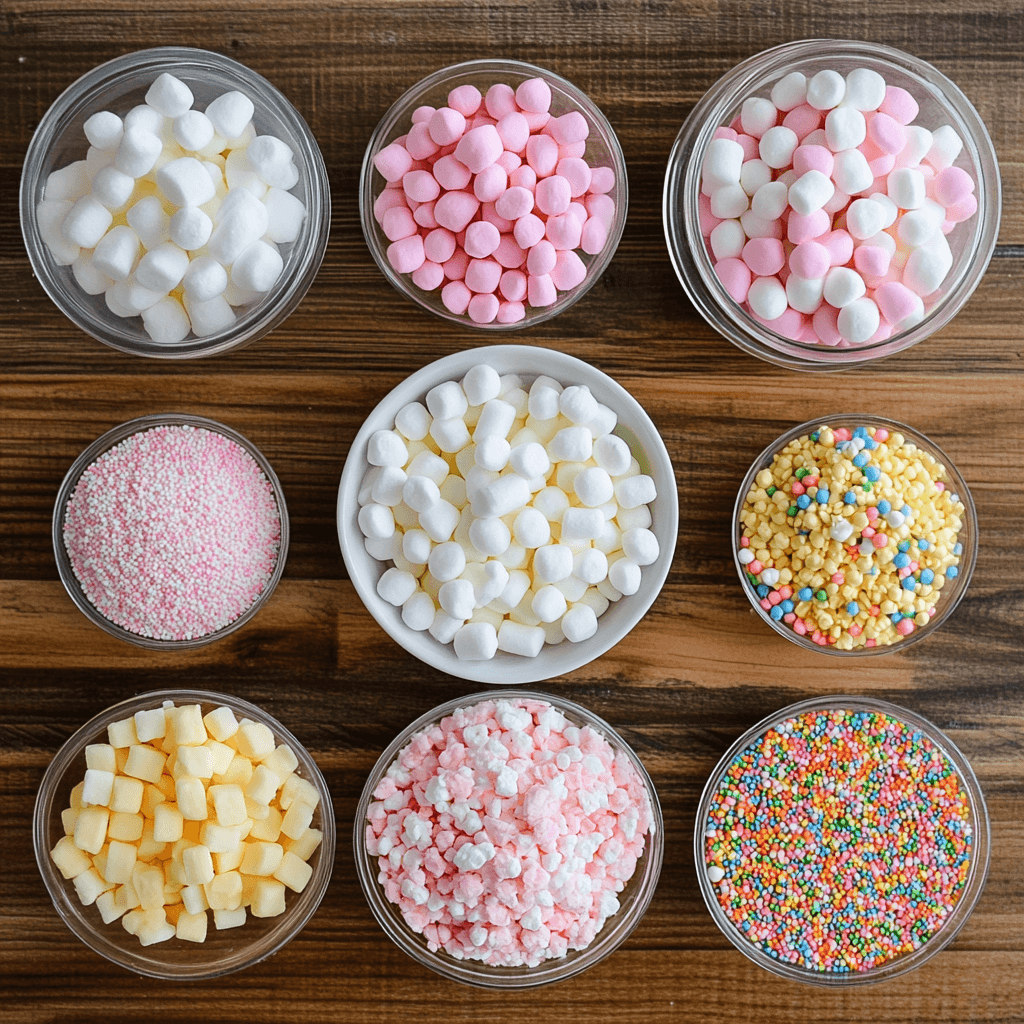 Easter Egg Rice Krispie Treats ingredients