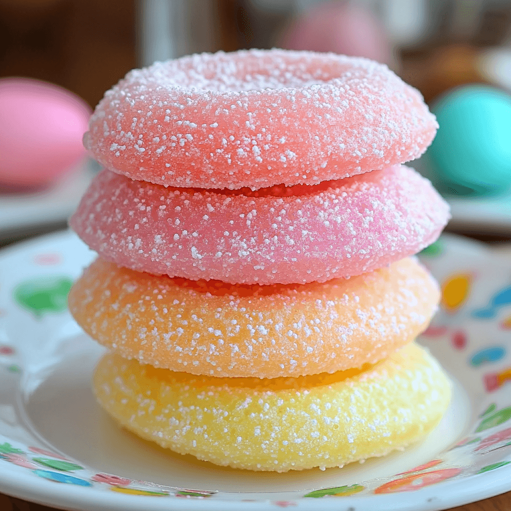 Easter Jello Cookies
