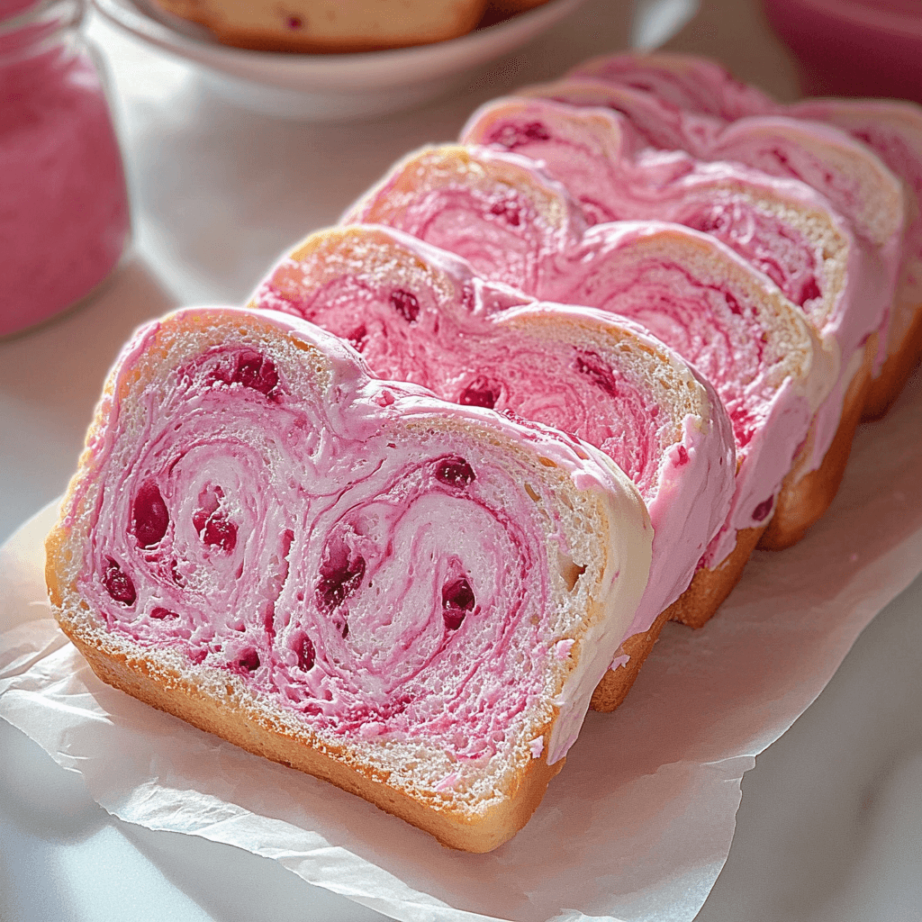 Fairy Milk Bread with Cranberry Cheese Spread