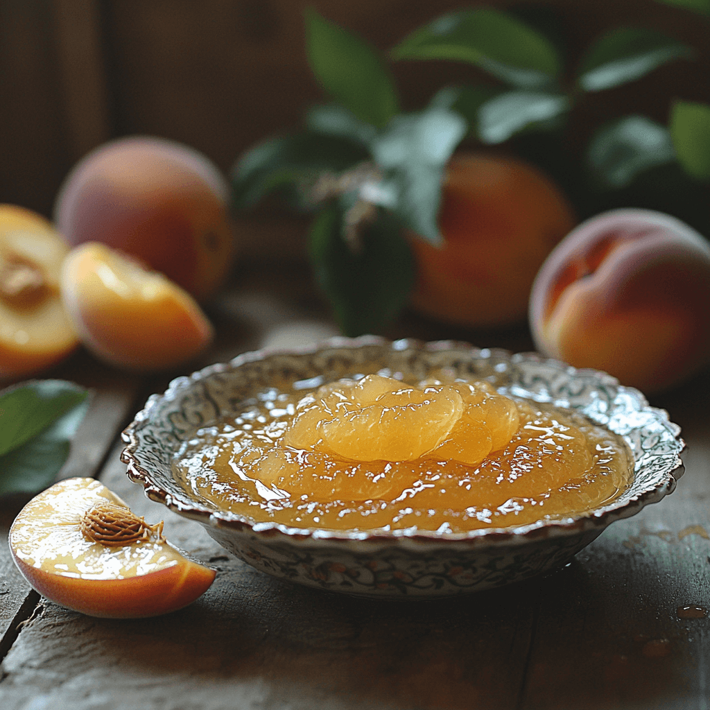 Homemade Peach Syrup