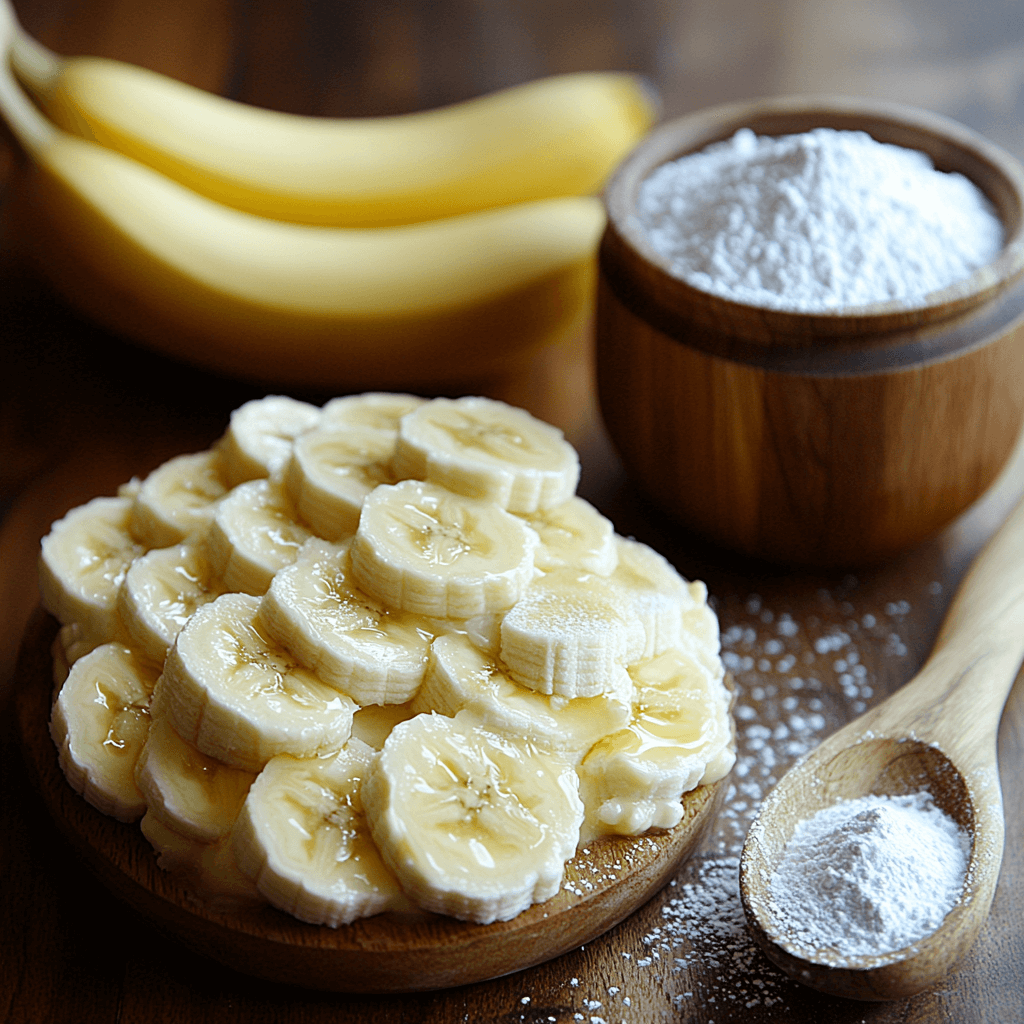Mini Banana Cream Impossible Pies ingredients