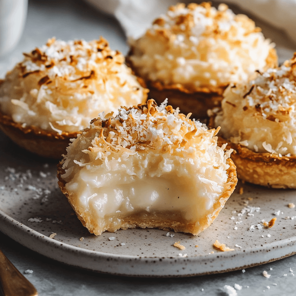 Mini Coconut Impossible Pies