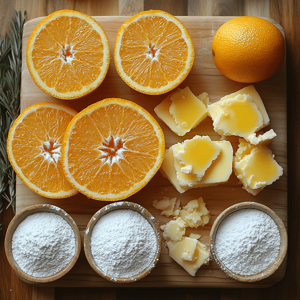 Mini Orange Cream Impossible Pies ingredients