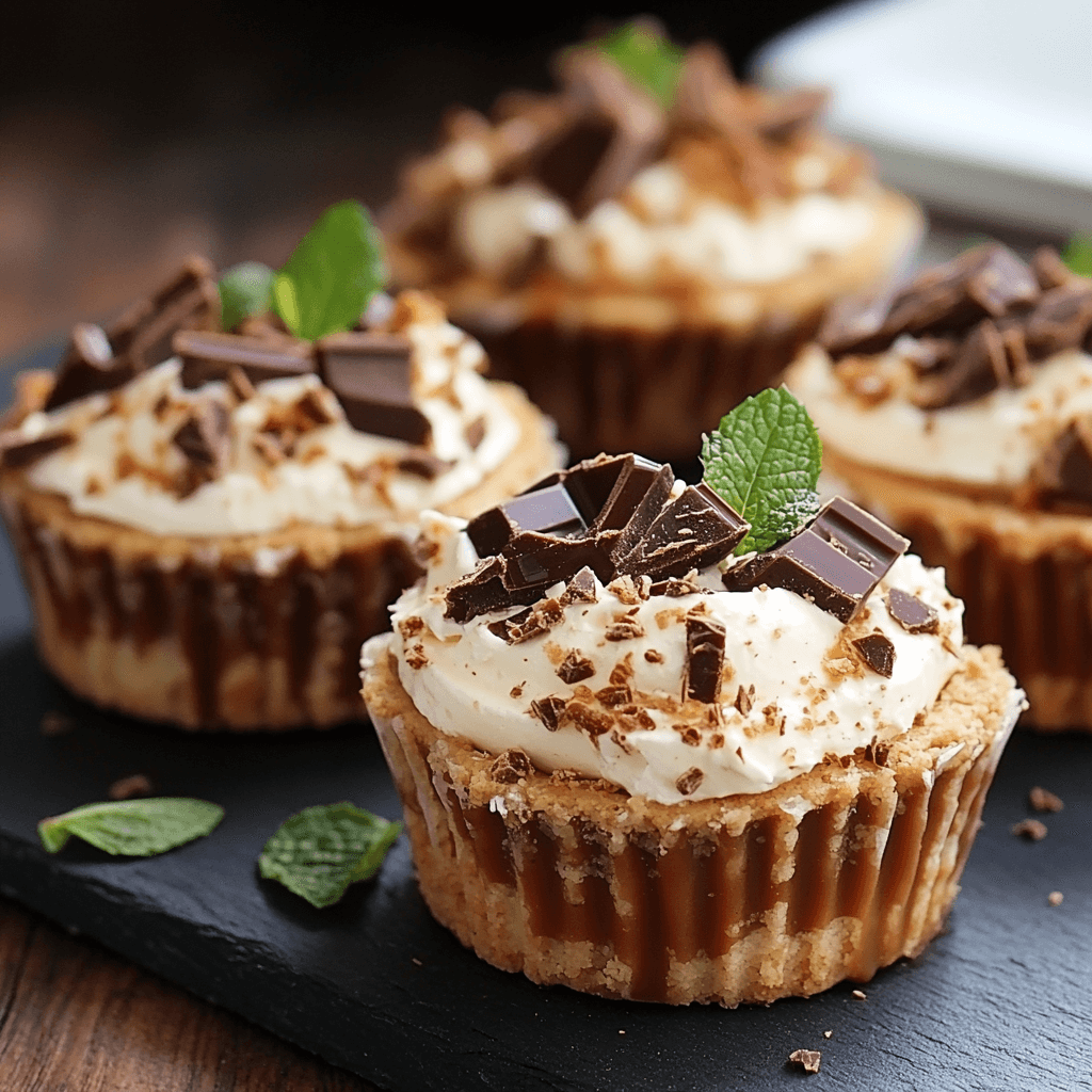 Mini Peppermint Crisp Tarts