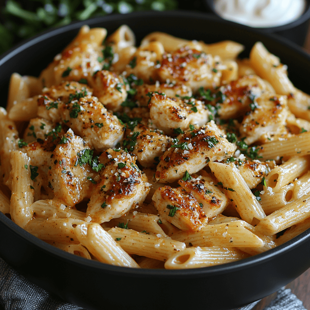 One-Skillet Creamy Cajun Chicken Pasta