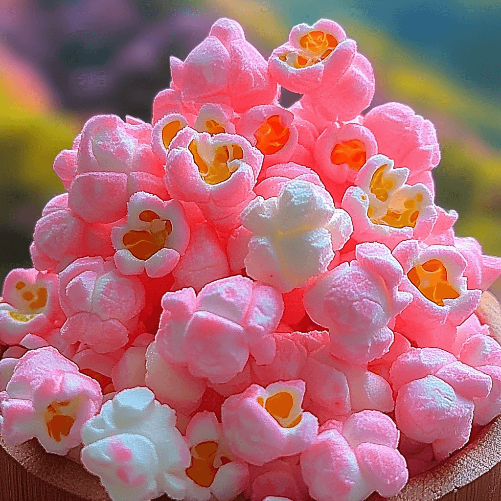 Retro Pink Popcorn Bliss