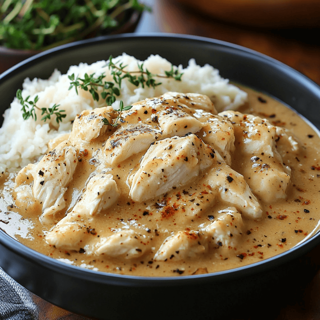 Slow Cooker Chicken and Gravy