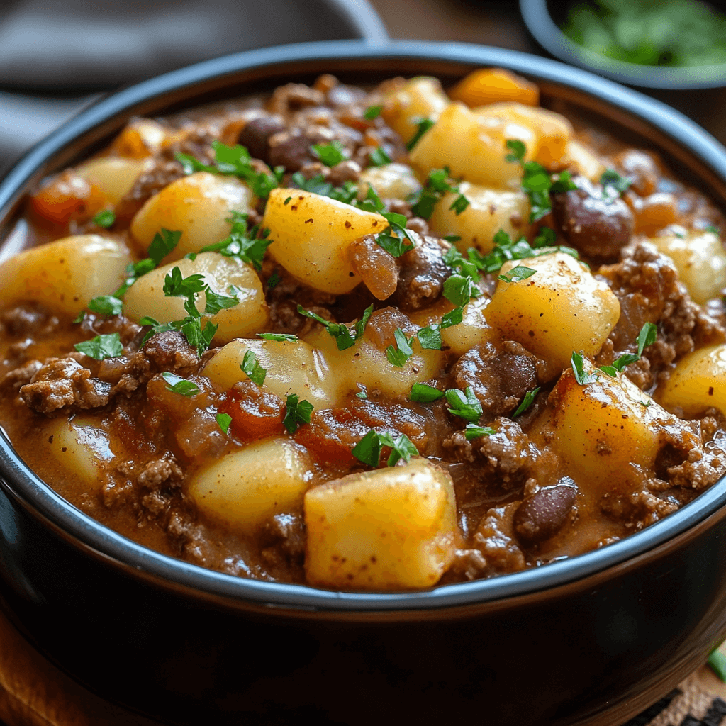 Slow Cooker Cowboy Casserole