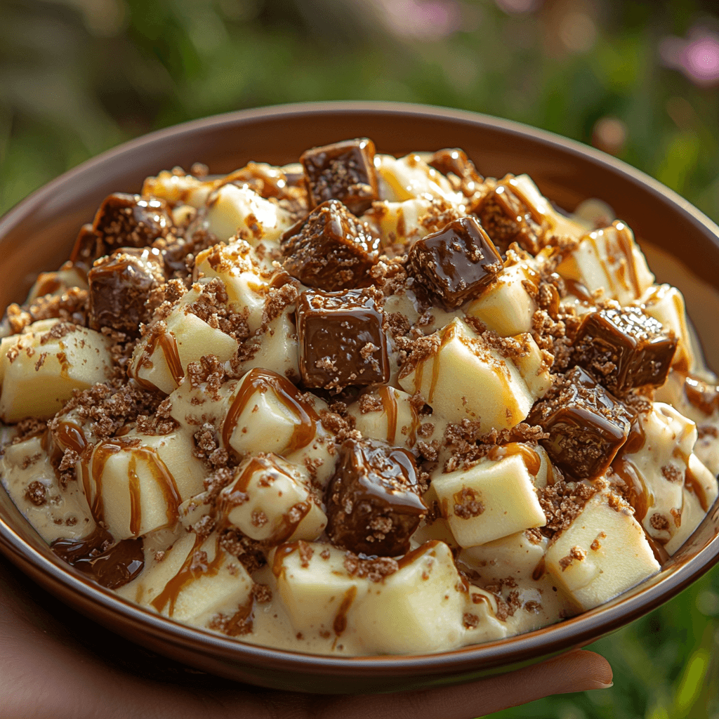 Snickers Caramel Apple Salad