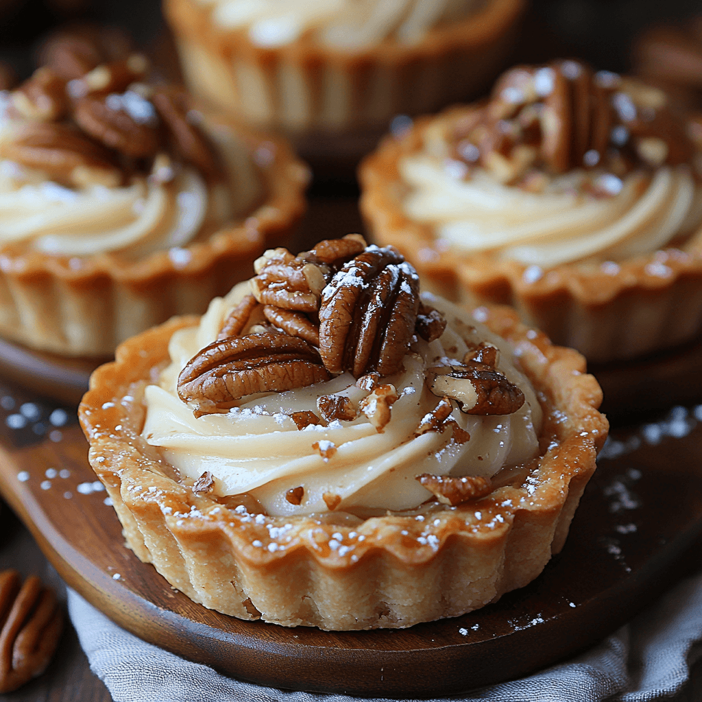Toffee Pecan Tartlets
