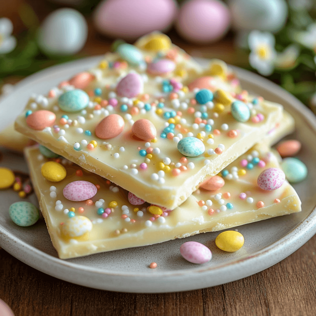 White Chocolate Easter Bark