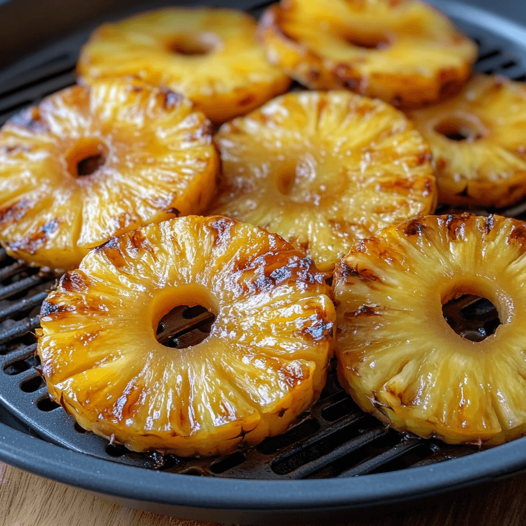 AIR FRYER CARAMELIZED PINEAPPLE