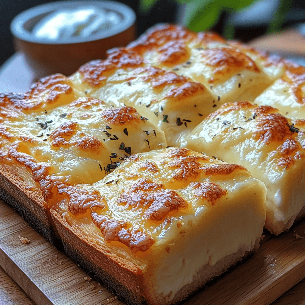Amazingly Cheesy Keto Bread