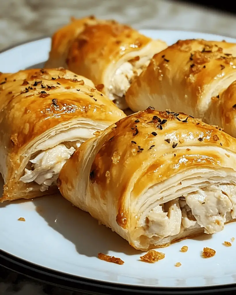 Chicken Stuffed Crescent Rolls 