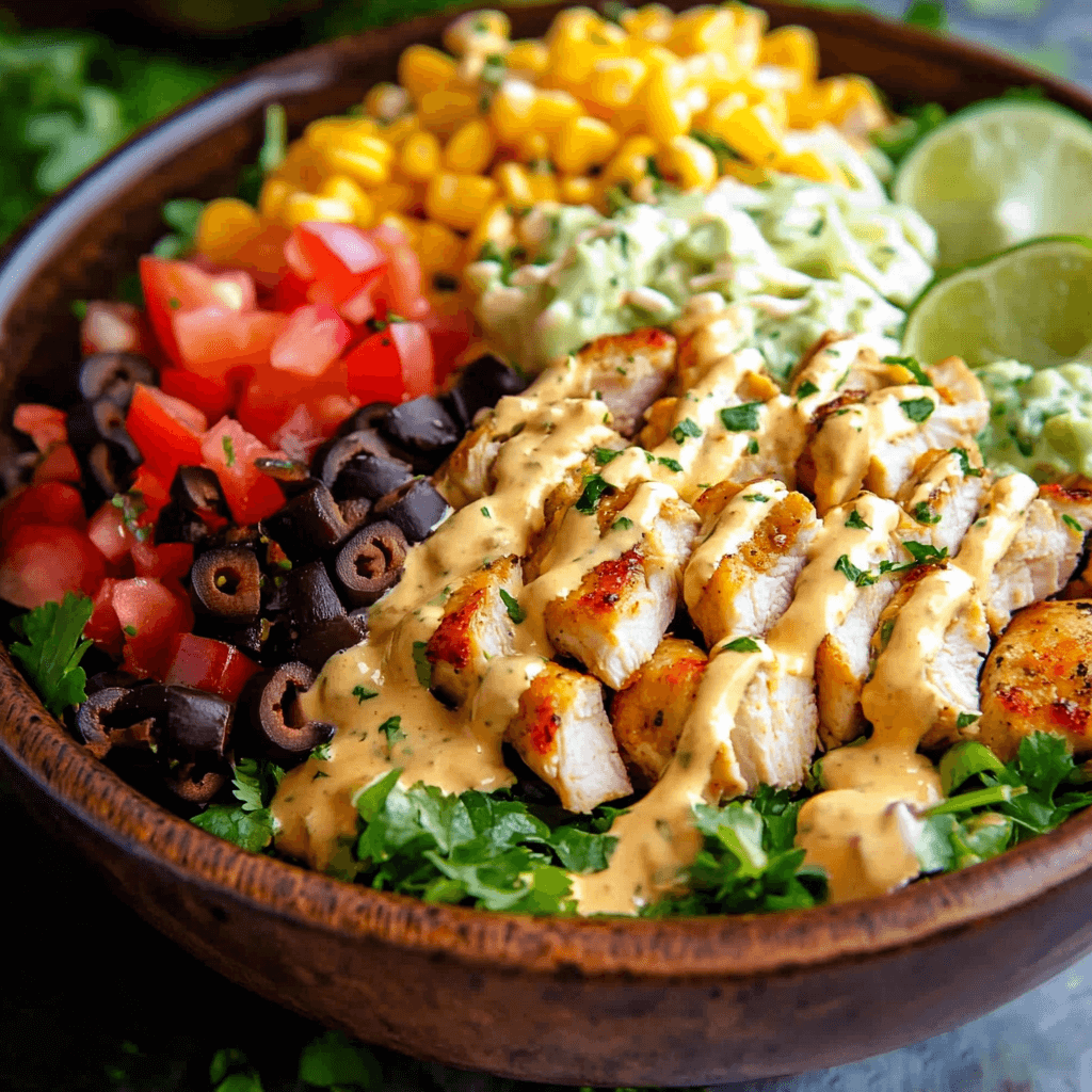 Cilantro Lime Chicken Taco Salad