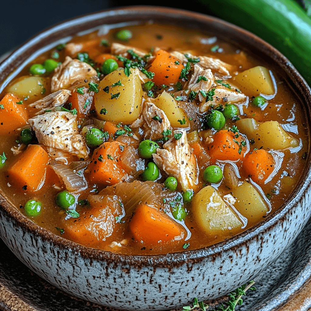 Comforting and Delicious Chicken and Vegetable Stew