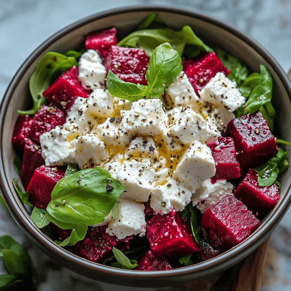 Cottage Cheese and Beet Salad