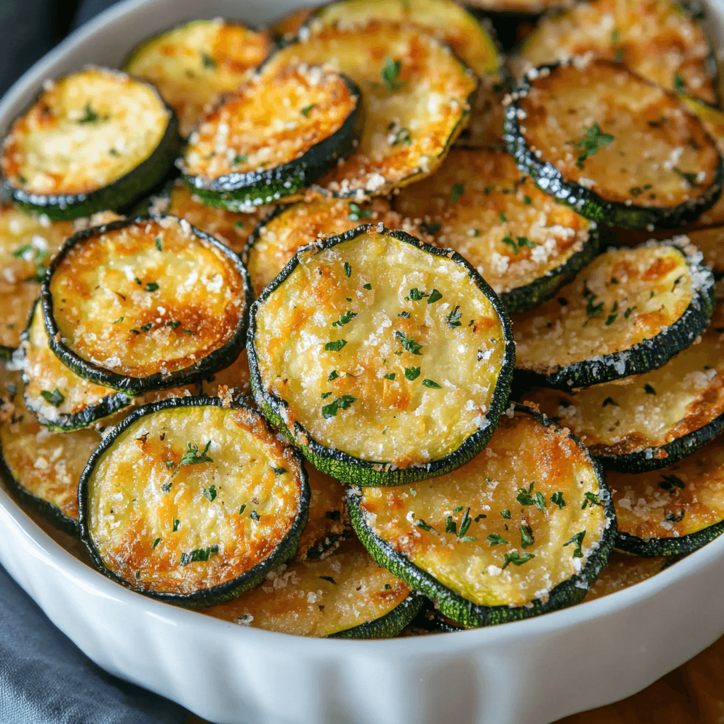 Crispy Baked Zucchini Chips
